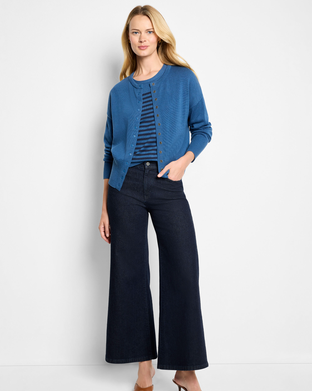 Nic + Zoe cardigan 251103, snap it up