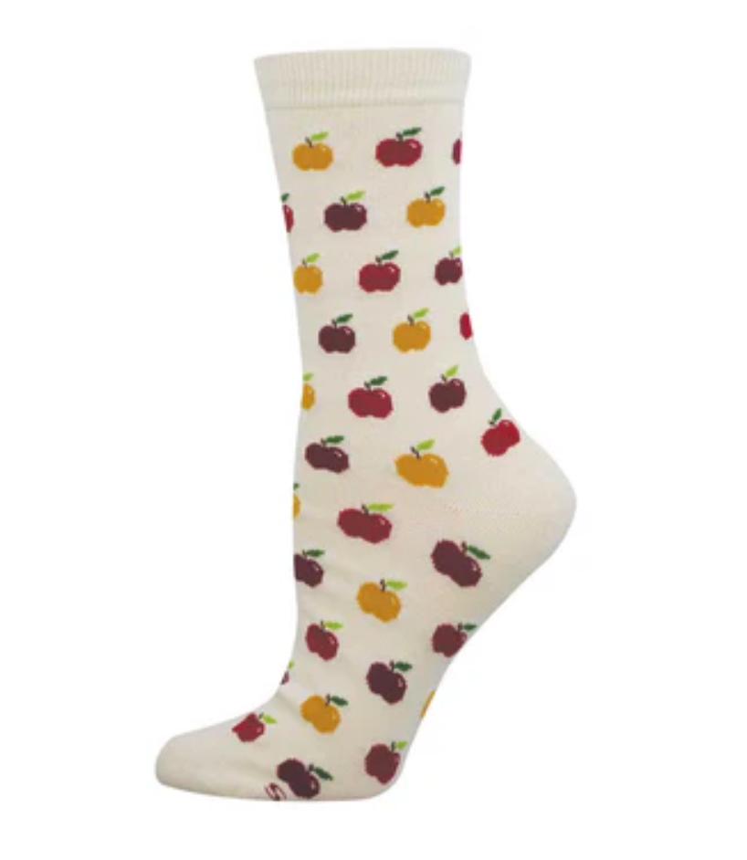 Socksmith bamboo graphic crew, women's sizing (35+ patterns)