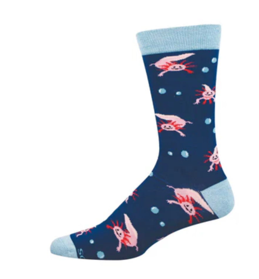 Socksmith bamboo graphic crew, MEN's sizing (7 patterns)