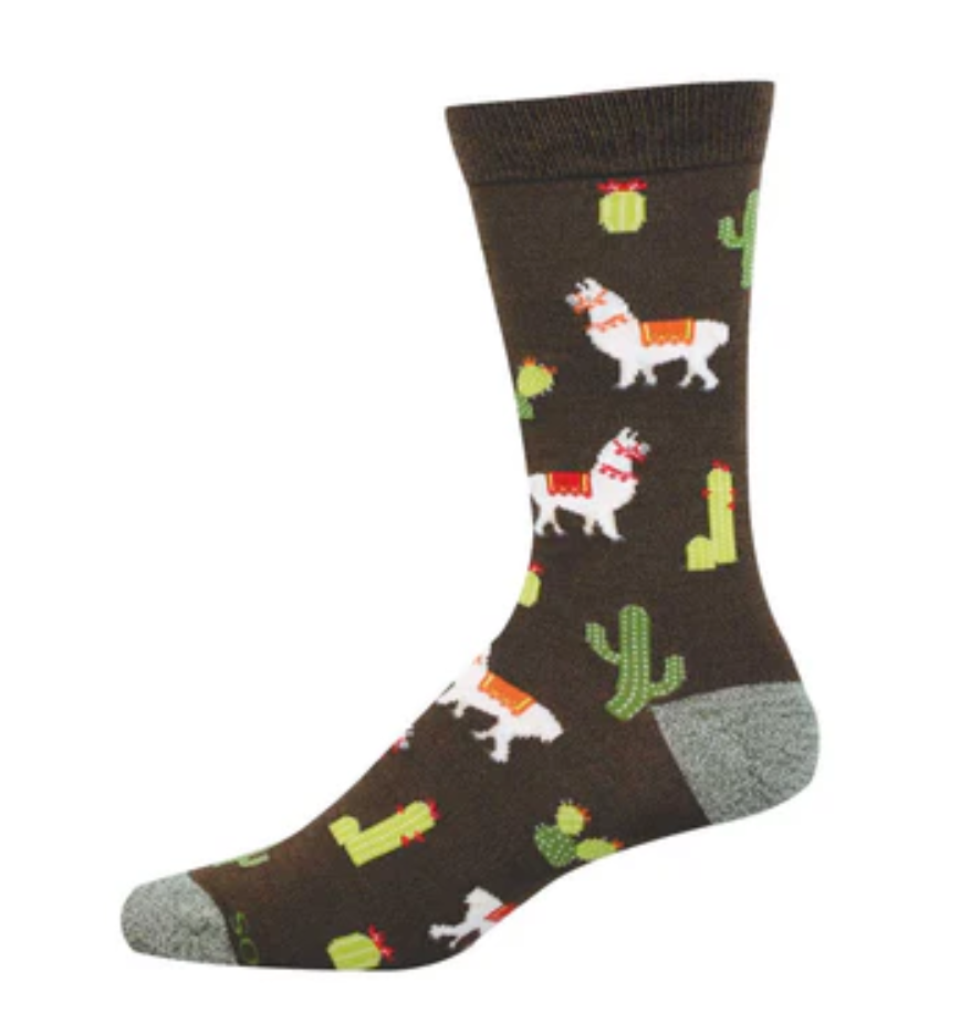 Socksmith bamboo graphic crew, MEN's sizing (7 patterns)