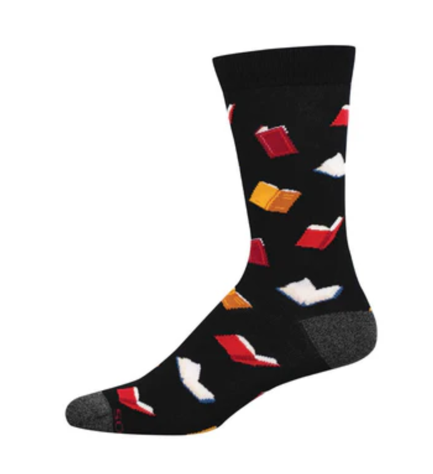 Socksmith bamboo graphic crew, MEN's sizing (7 patterns)