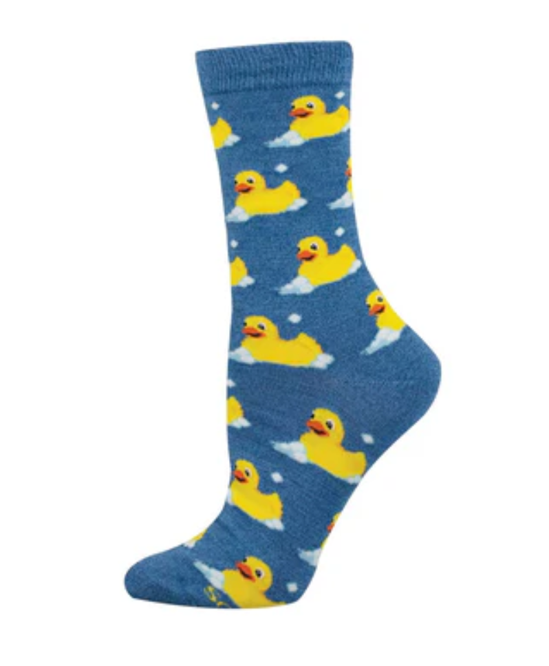Socksmith bamboo graphic crew, women's sizing (35+ patterns)