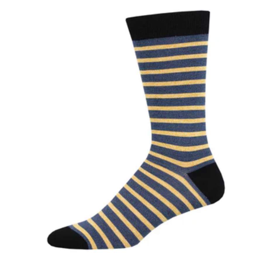 Socksmith bamboo graphic crew, MEN's sizing (7 patterns)