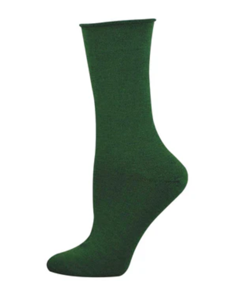 Socksmith bamboo crew, solid women's sizing