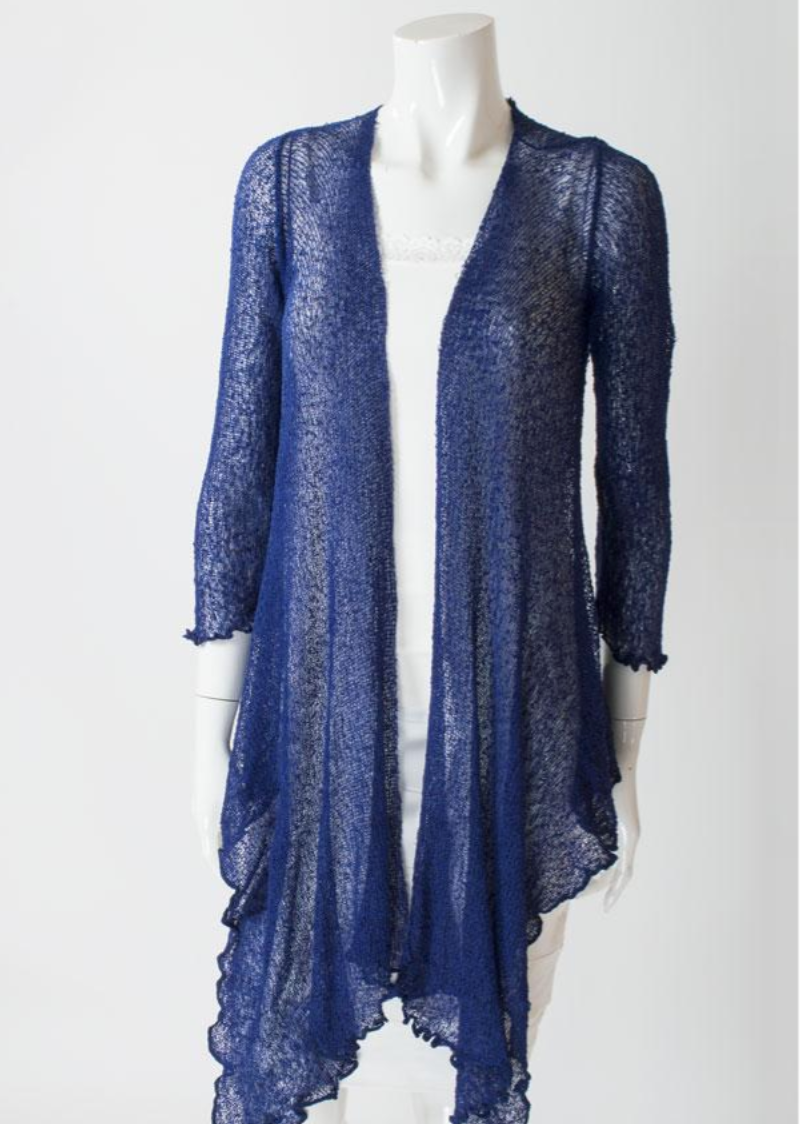 Blue Sky cardigan, long mesh shrug (14 colors)