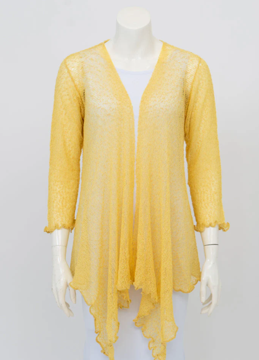Blue Sky cardigan, long mesh shrug (14 colors)