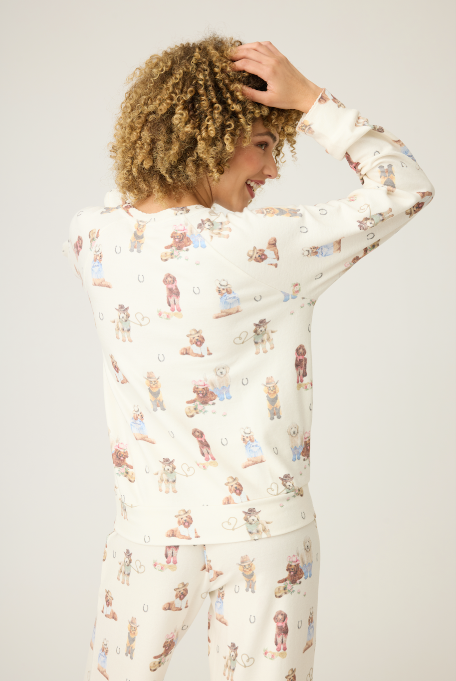 PJ Salvage pajamas, Ruff on the Range fleece shirt and pant