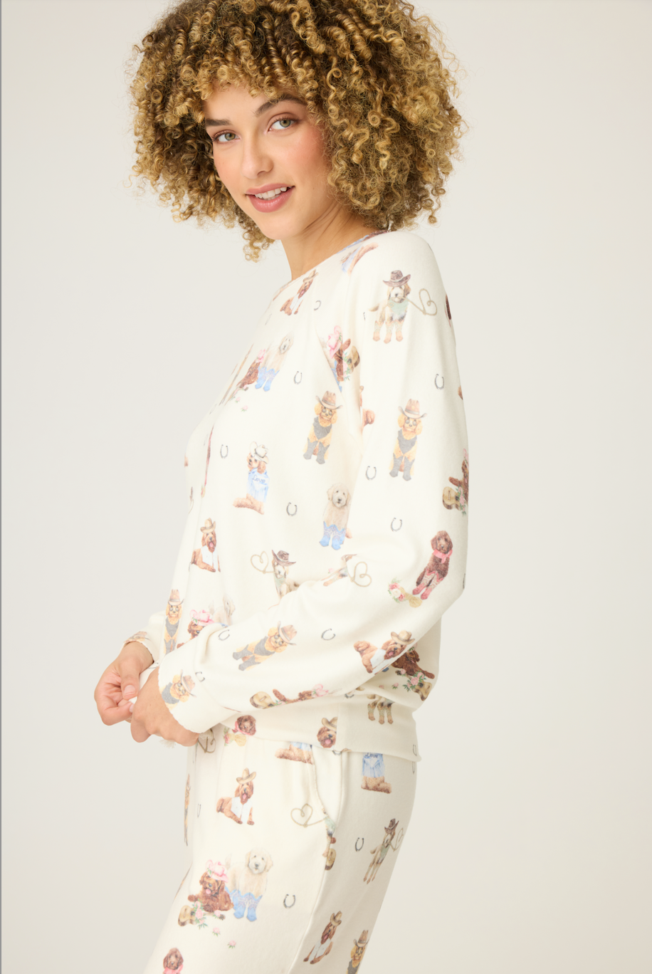 PJ Salvage pajamas, Ruff on the Range fleece shirt and pant
