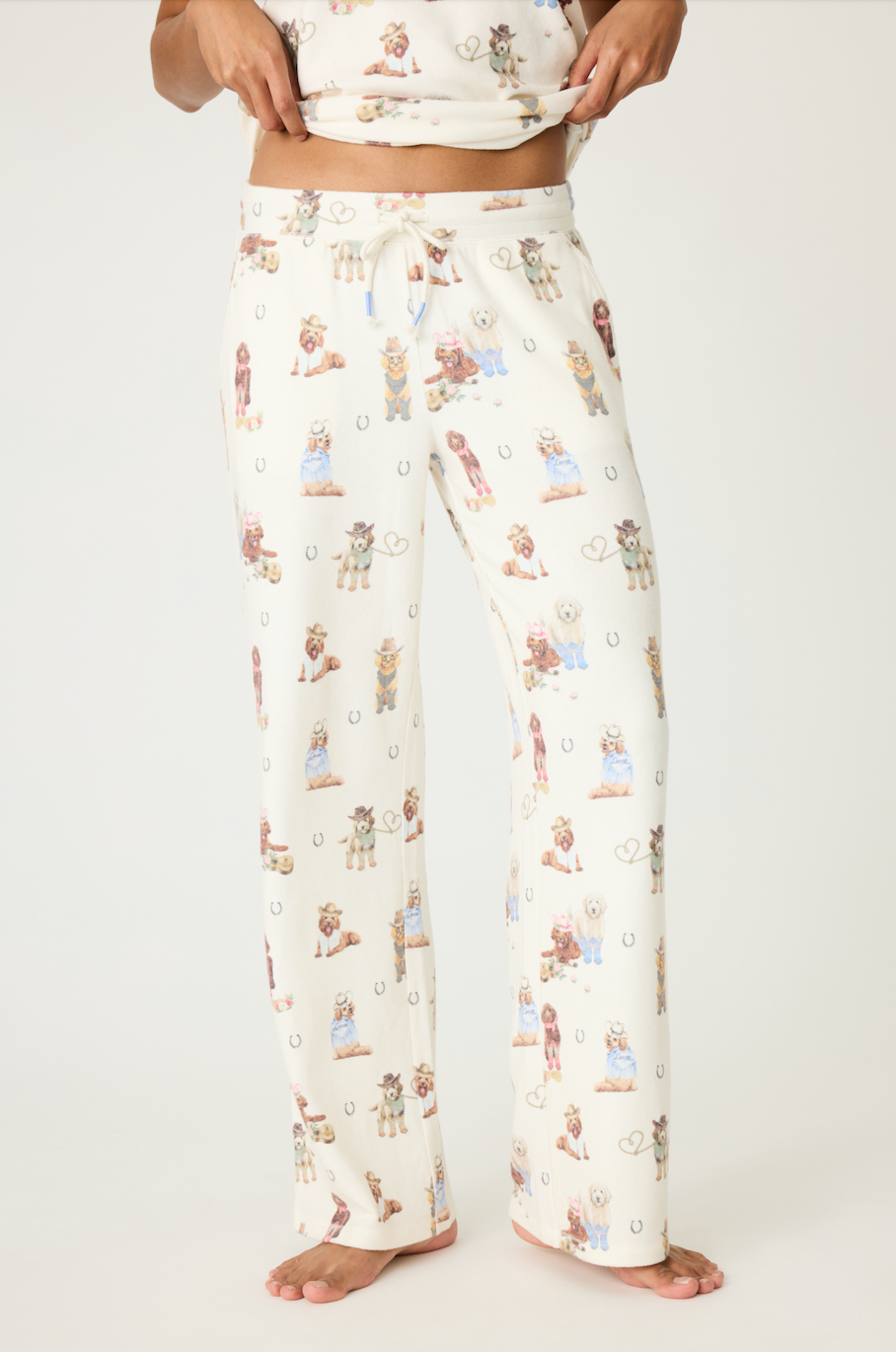 PJ Salvage pajamas, Ruff on the Range fleece shirt and pant