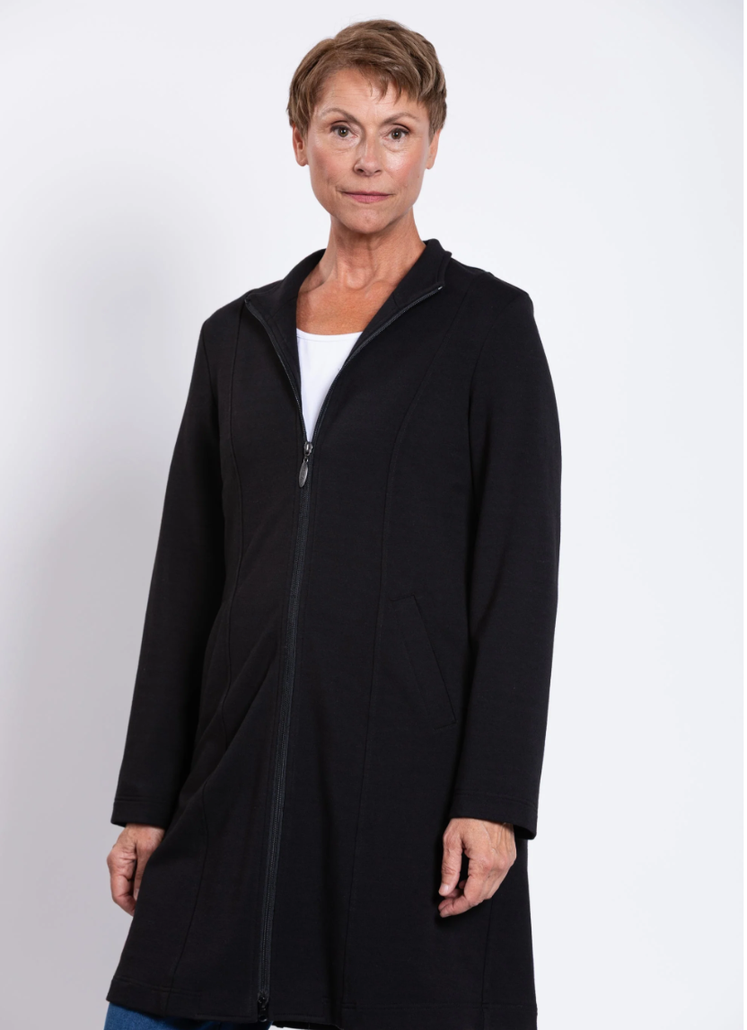 Blue Sky Tracy coat/jacket, satin-lined zip