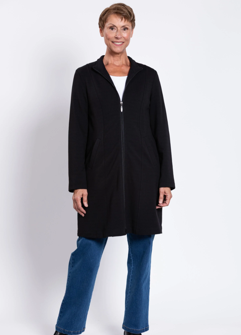 Blue Sky Tracy coat/jacket, satin-lined zip
