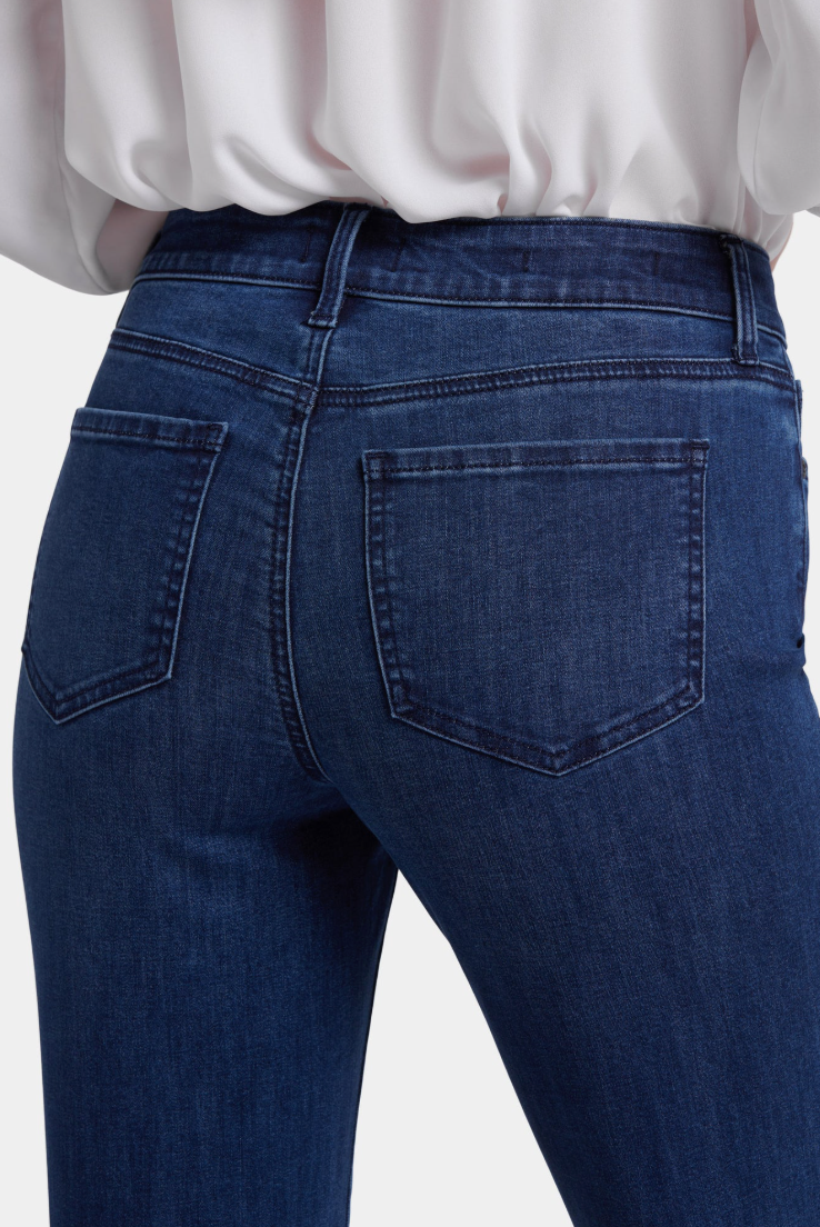 NYDJ Marilyn straight ankle jeans, Ibiza Blues wash