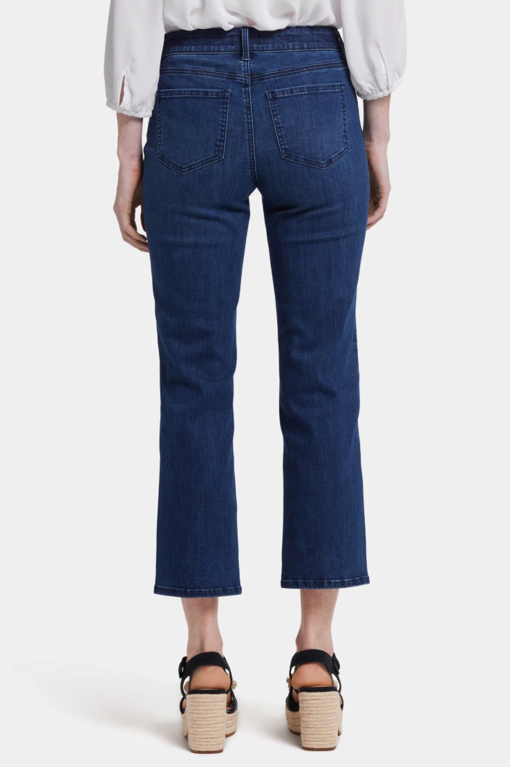 NYDJ Marilyn straight ankle jeans, Ibiza Blues wash