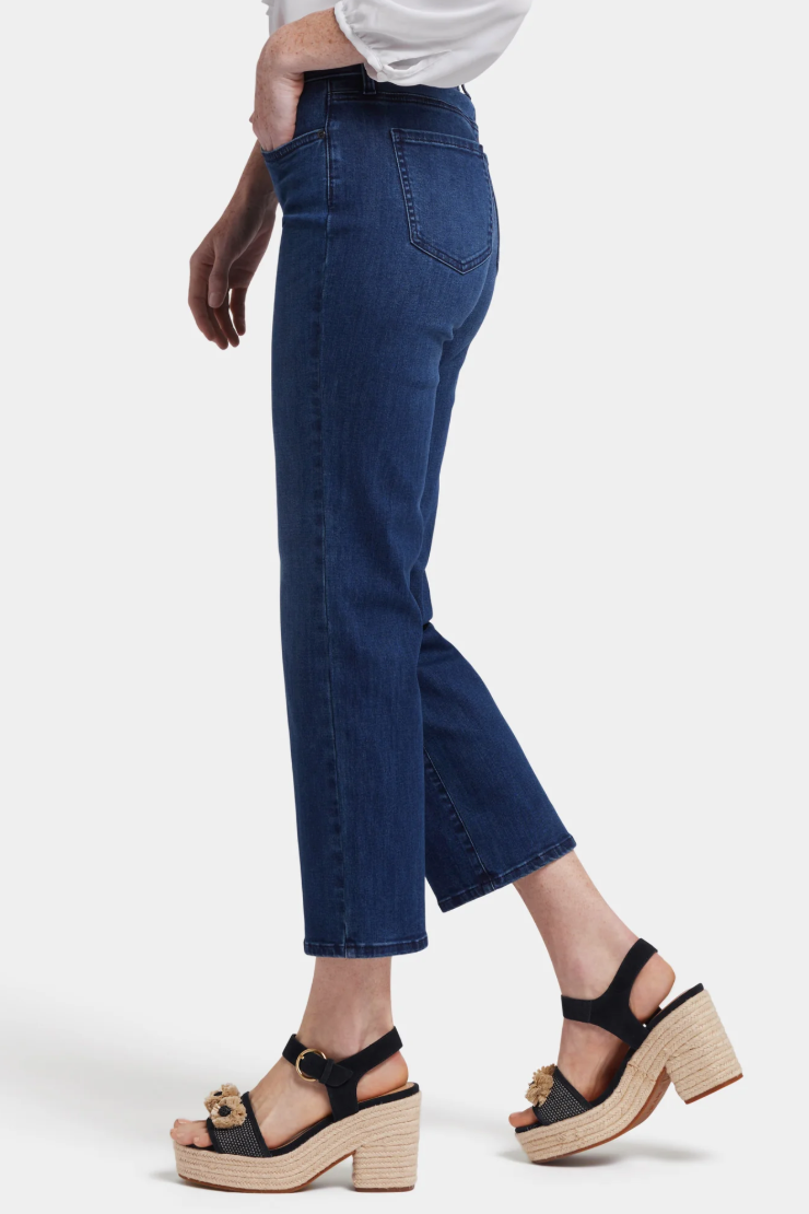 NYDJ Marilyn straight ankle jeans, Ibiza Blues wash