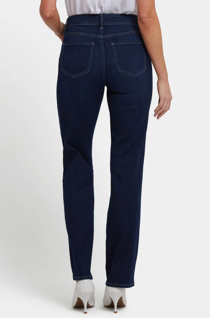 NYDJ Marilyn straight jeans (HIGH-rise) Midnight Breeze and Kingston washes