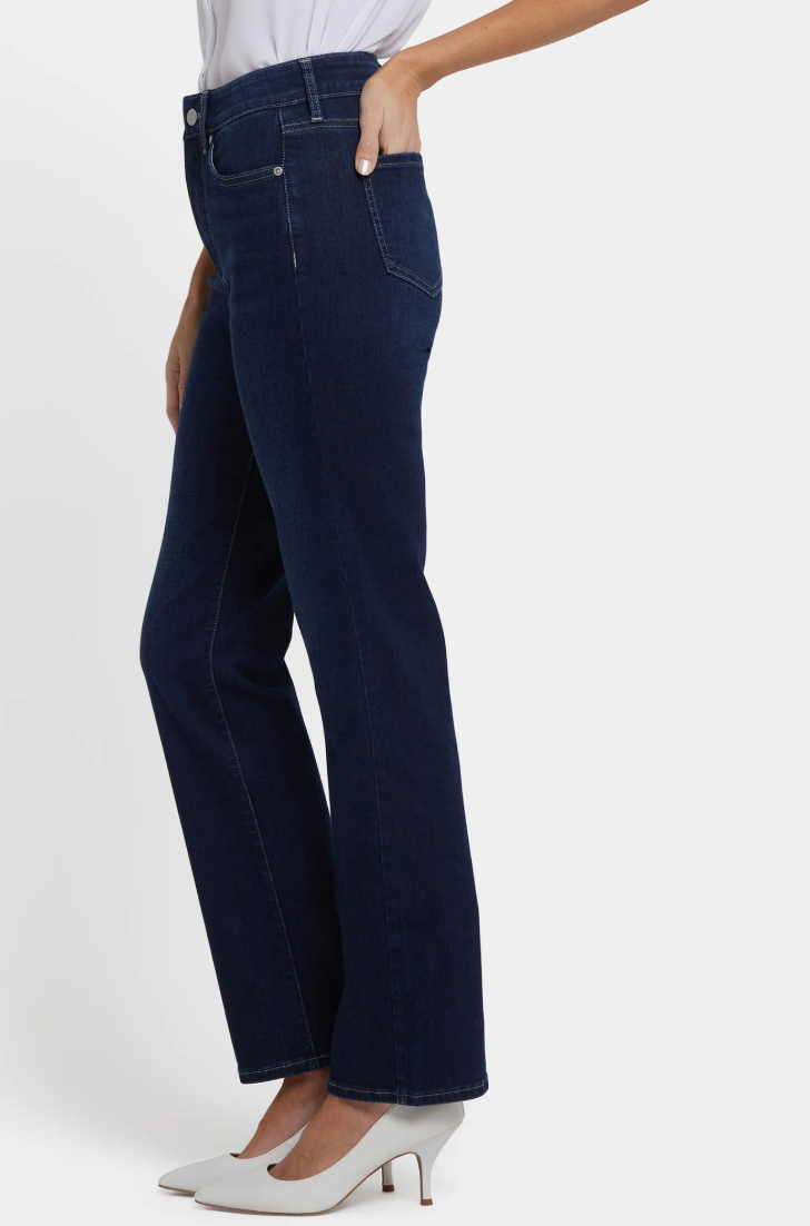 NYDJ Marilyn straight jeans (HIGH-rise) Midnight Breeze and Kingston washes