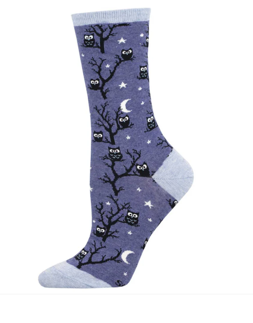 Socksmith halloween/fall graphic crew, women's sizing