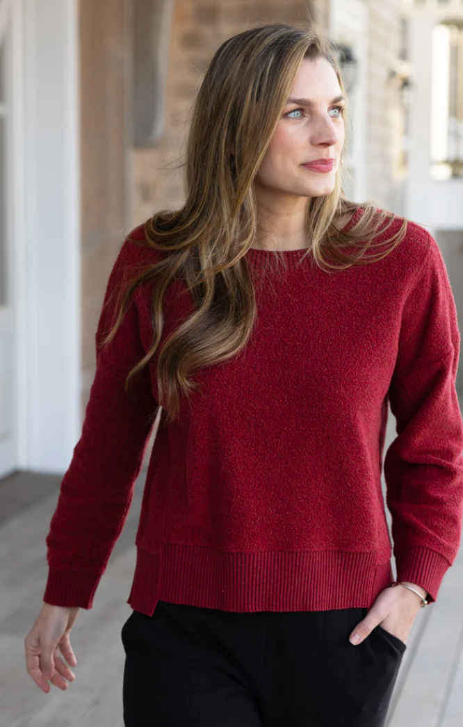 Escape by Habitat sweater 23015, fleece unwind pullover