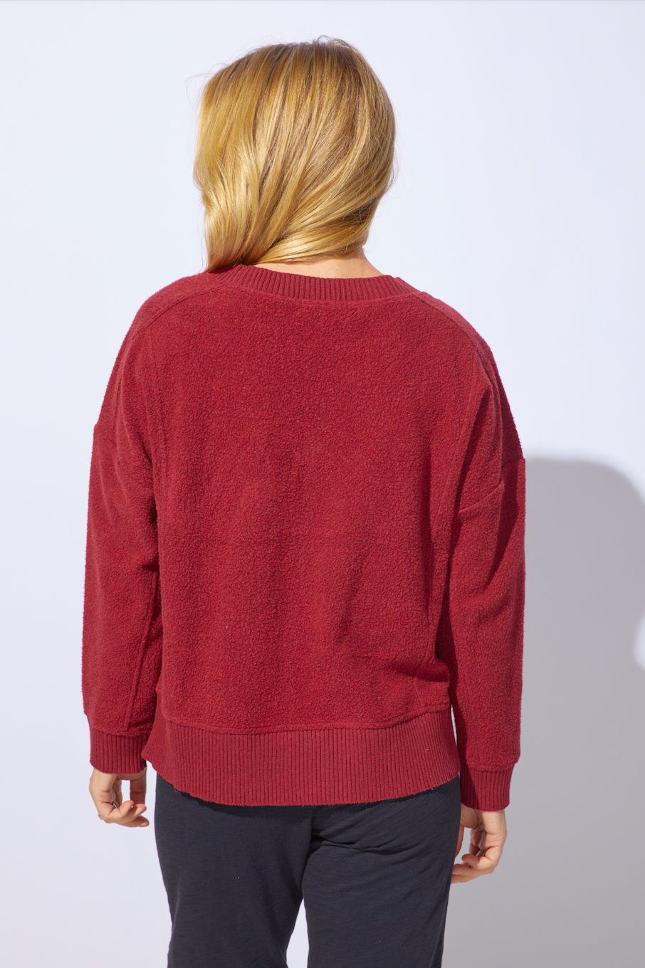 Escape by Habitat sweater 23015, fleece unwind pullover