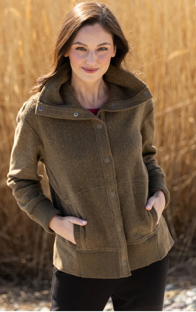 Escape by Habitat jacket 23016, fleece fireside snap