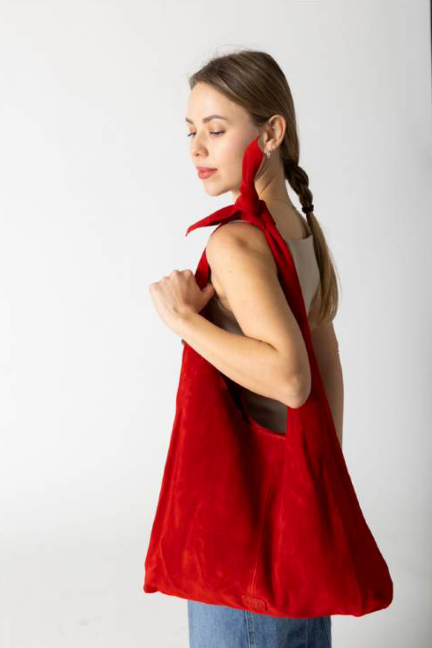 Risa purse, knot suede (4 colors)