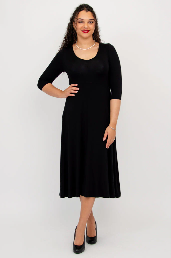 Blue Sky Soul dress, bamboo Cosmic