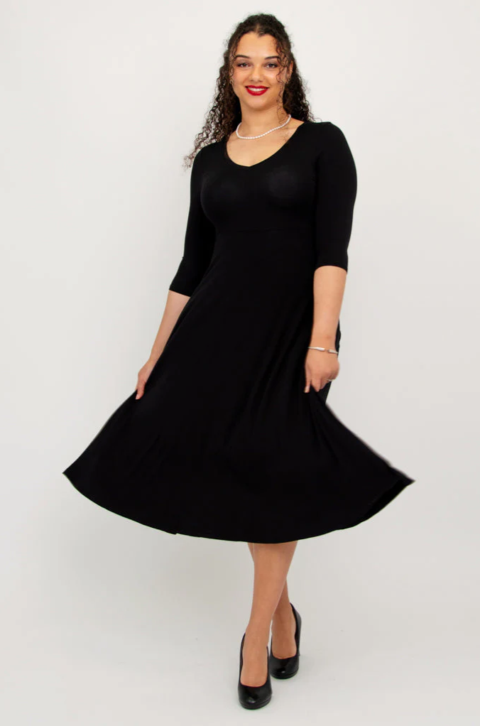 Blue Sky Soul dress, bamboo Cosmic