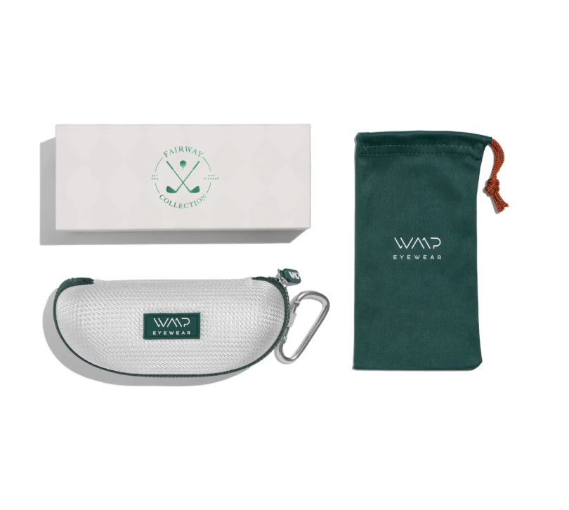 WMP Birdie polarized sunglasses, iris yellow with black lens