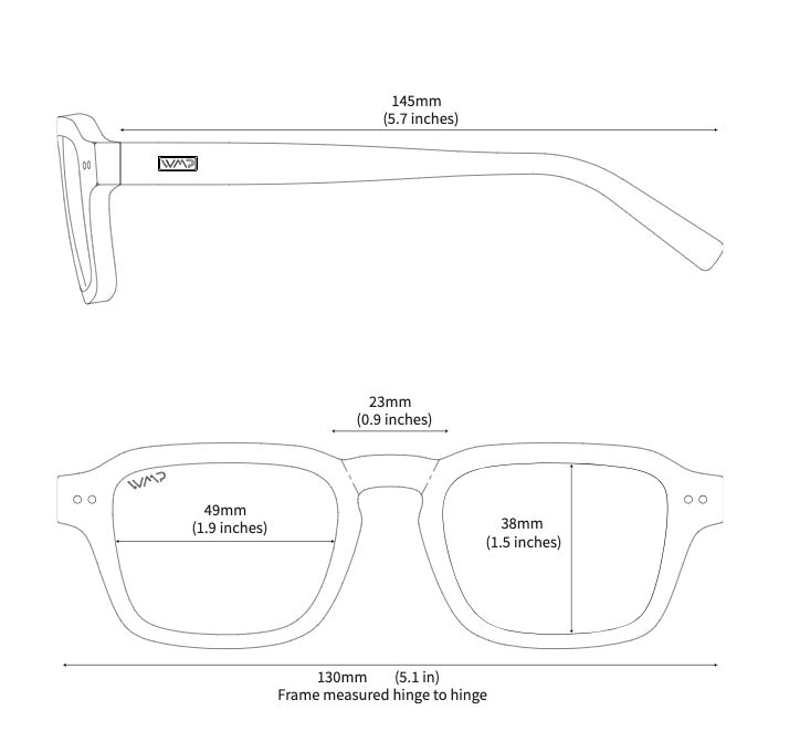 WMP Morris polarized sunglasses, red garnet with smoke green lenses
