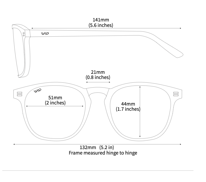 WMP Nick polarized sunglasses, clear frame with smoke green lenses