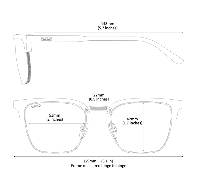Gafas de sol WMP Jaxon carey arena/verde humo