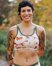 Bralette Thunderpants, estampado de margaritas