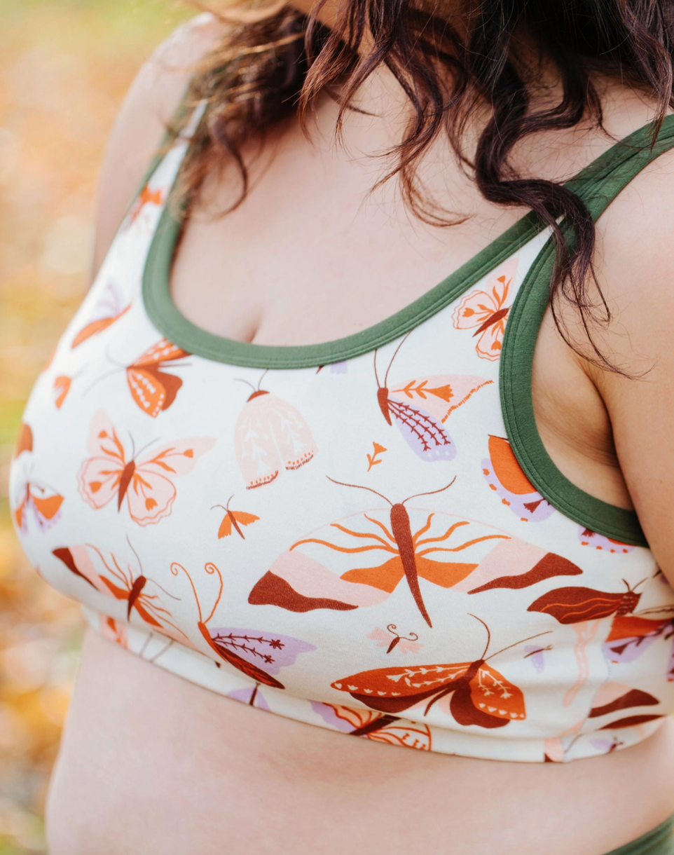 Bralette Thunderpants, estampado de margaritas