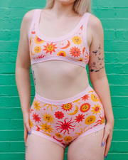 Thunderpants panties, Sky Rise Luna y Sol print