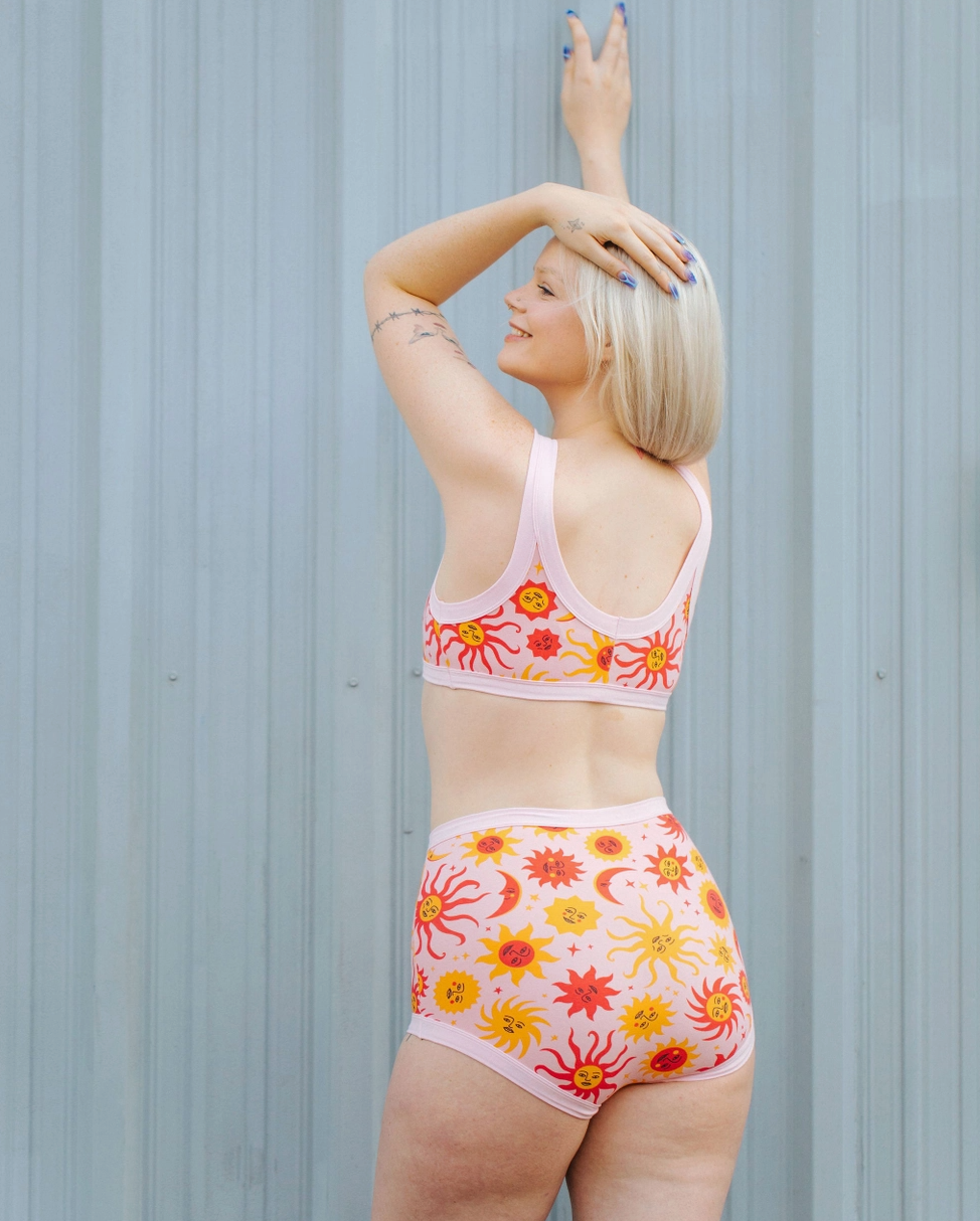 Thunderpants panties, Sky Rise Luna y Sol print