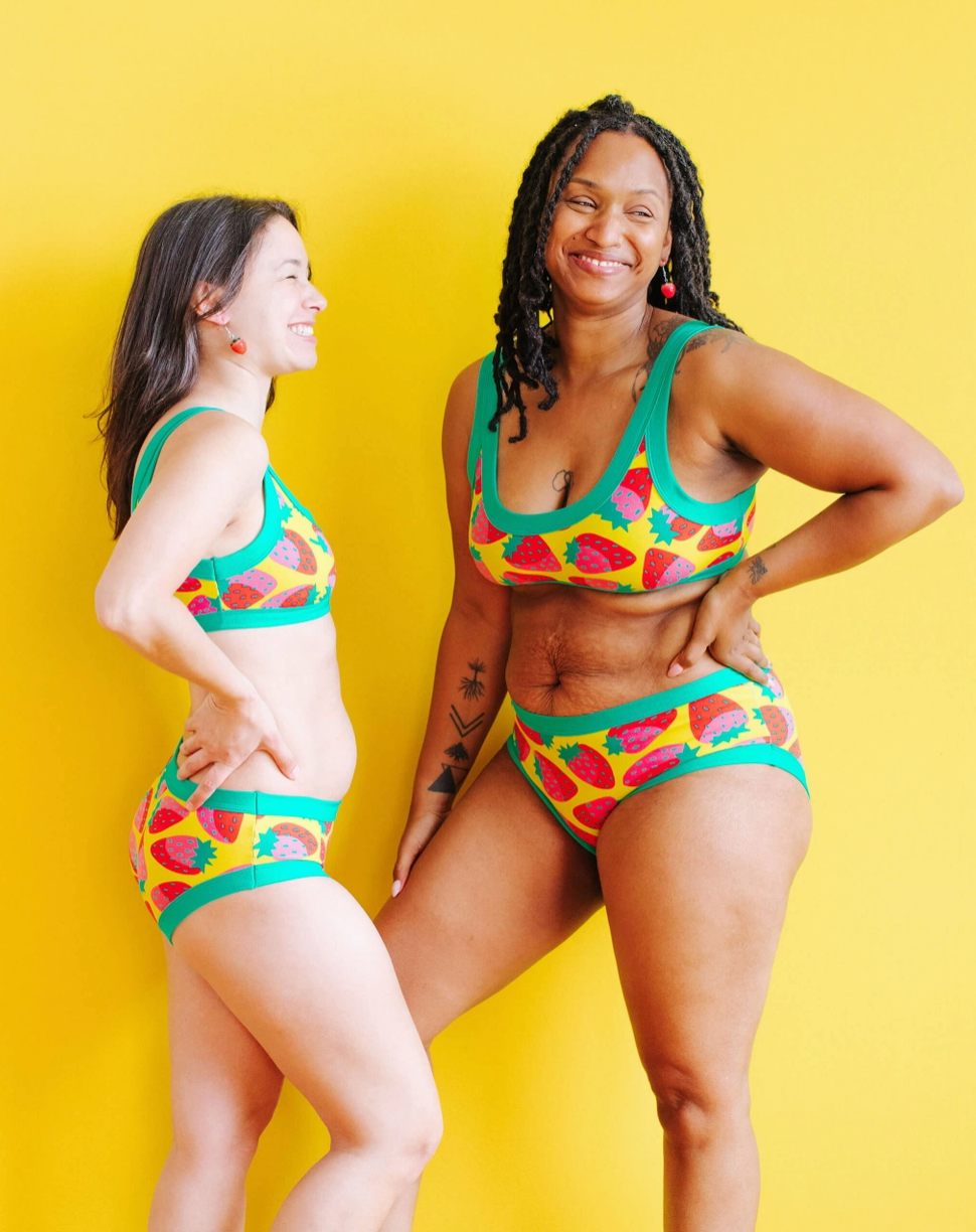 Thunderpants panties, Hipster Strictly Strawberry print