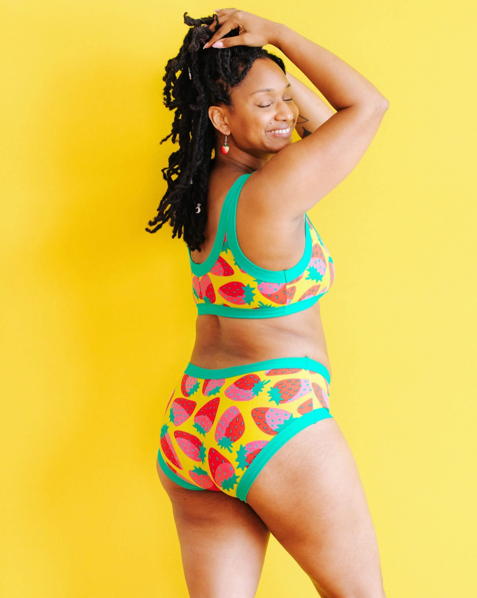 Braguita Thunderpants, estampado Hipster Root Veggies