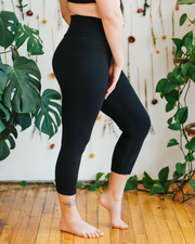 Thunderpants leggings, high rise 3/4 length black