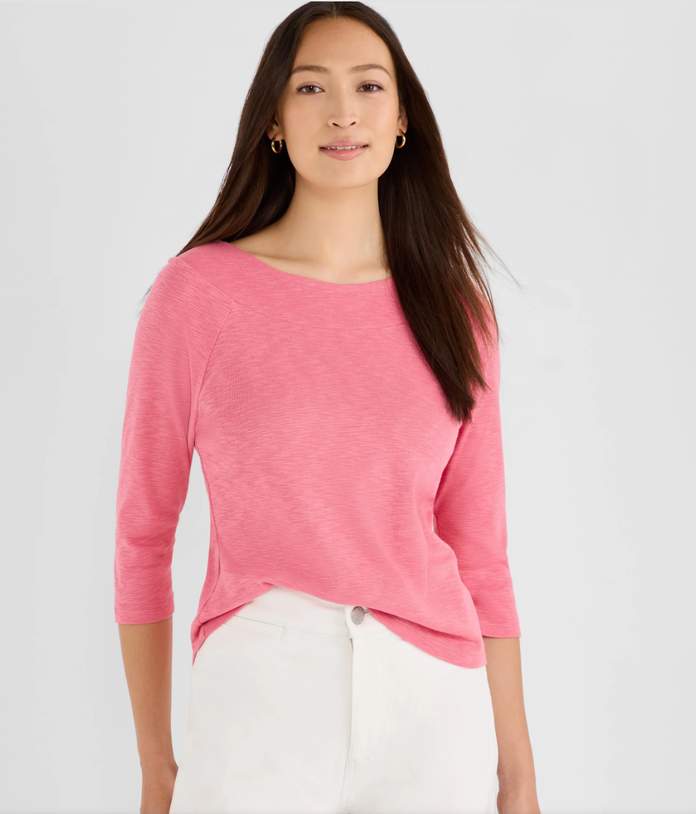 Camiseta Nic + Zoe punto encaje