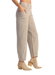 Jess & Jane pant M100, cotton mineral wash lantern (5 colors)