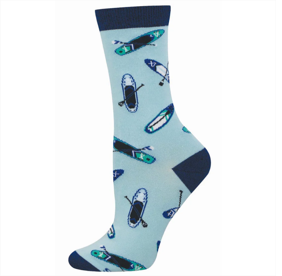 Socksmith bamboo graphic crew, women's sizing (25+ patterns)