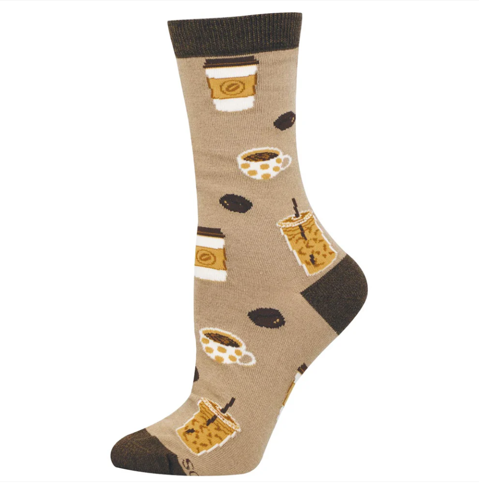 Socksmith bamboo graphic crew, women's sizing (25+ patterns)