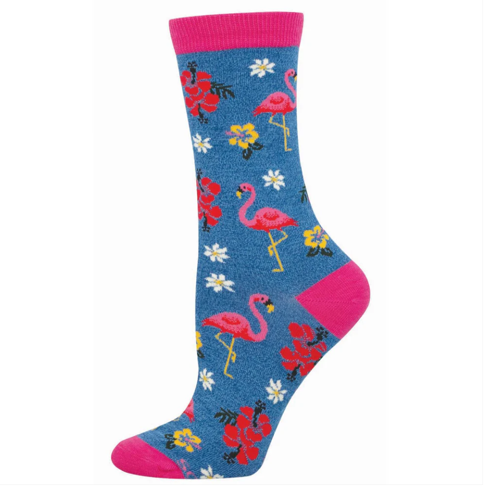 Socksmith bamboo graphic crew, women's sizing (25+ patterns)