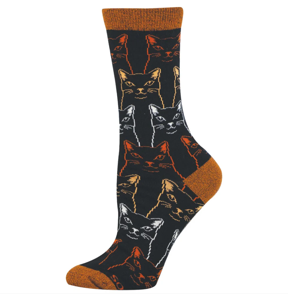 Socksmith bamboo graphic crew, women's sizing (25+ patterns)