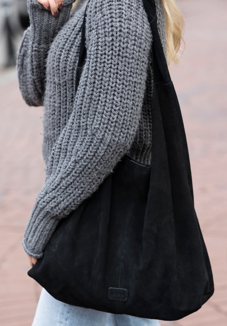 Risa purse, knot suede (8 colors)