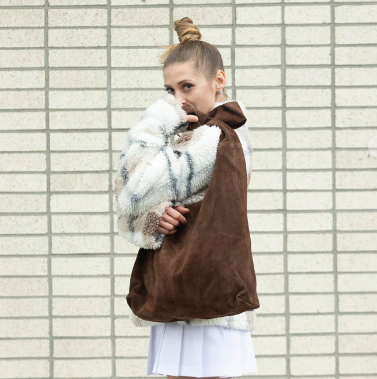 Risa purse, knot suede (8 colors)