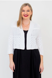 Cárdigan Blue Sky, bolero largo de malla (6 colores)