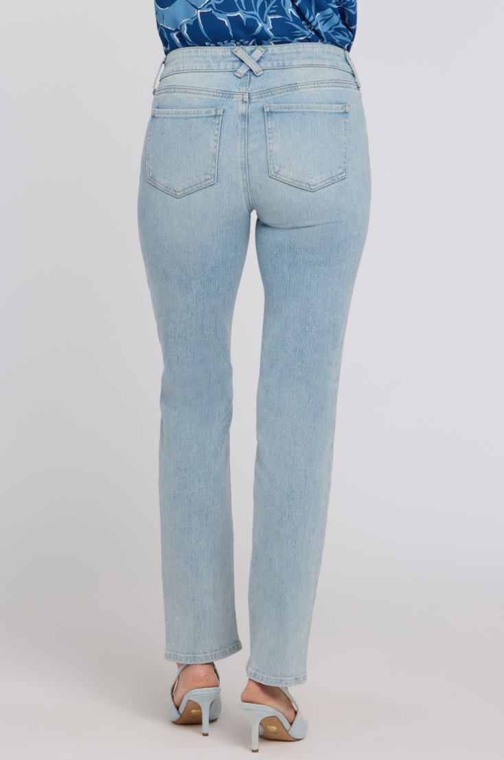 NYDJ Sheri slim jeans, Keys View wash X-belt loops