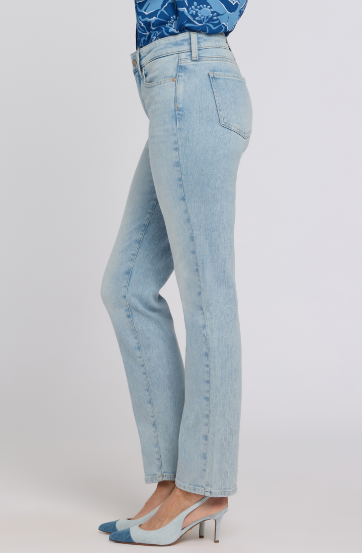 NYDJ Sheri slim jeans, Keys View wash X-belt loops
