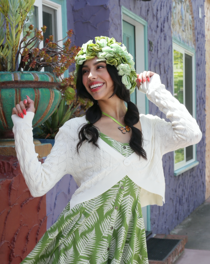 Effie's Heart Deauville sweater, 1-button shrug (2 colors)